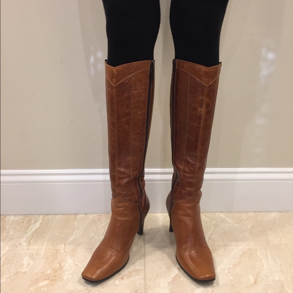 Italian leather boots